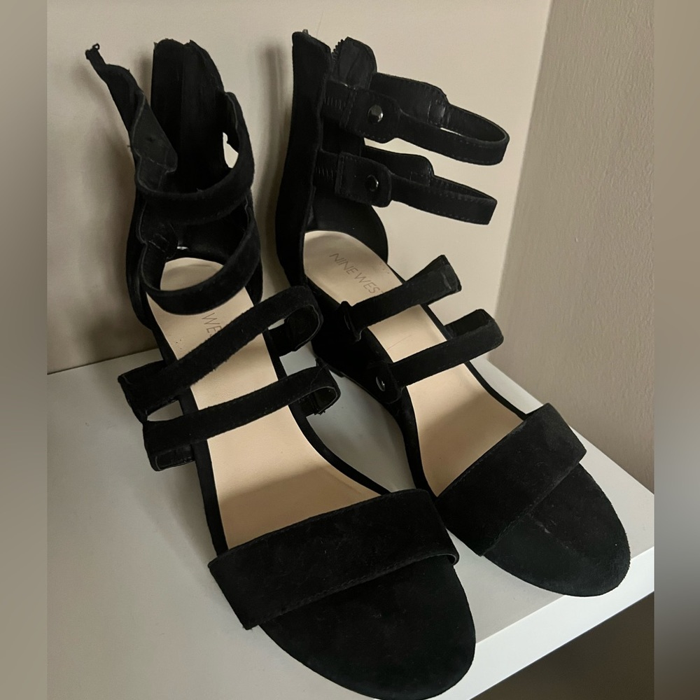 Nine West illison strappy wedge sandal women’s 8